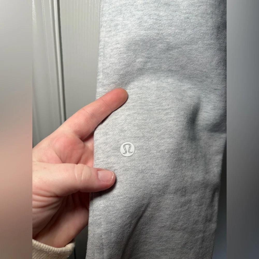 Lululemon‎ Scuba High-Rise Jogger Fleece Heathered Grey Size 10
